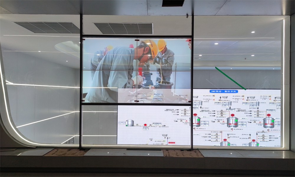 2x2 OLED Transparent Screen Splicing Project Case