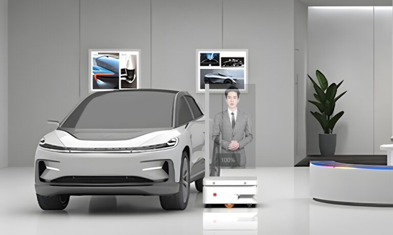 Application of Mobile Digital Robots in Automotive Exhibition Halls