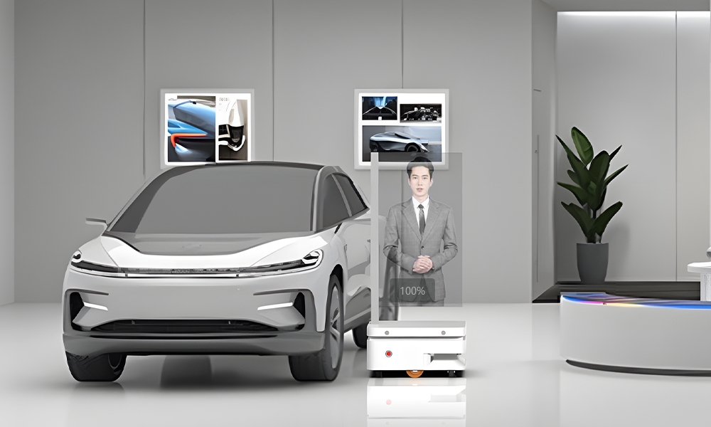 Application of Mobile Digital Robots in Automotive Exhibition Halls