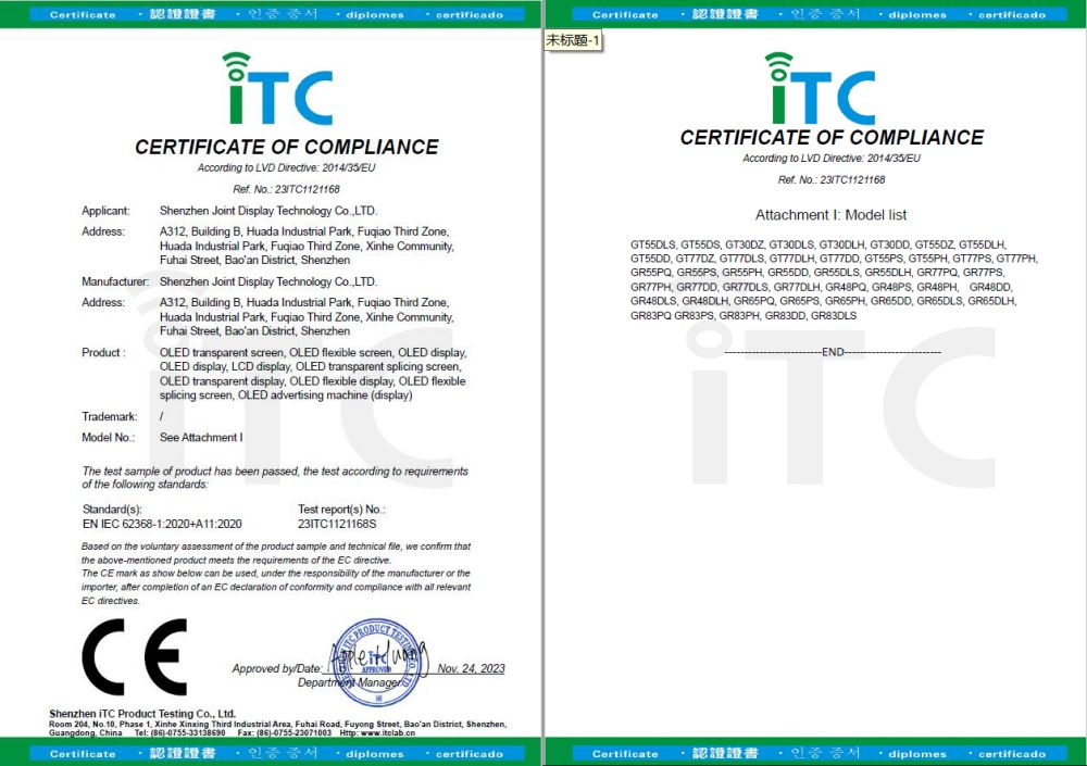 23ITC1121168_GT55DLS _EN 62368-1_Cert