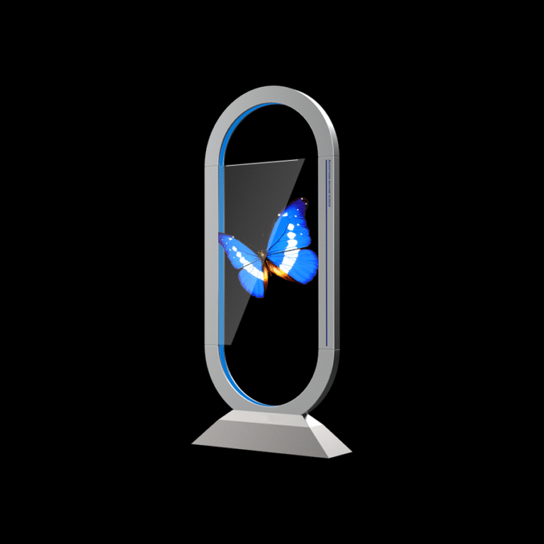 55 inch oval OLED transparent display screen